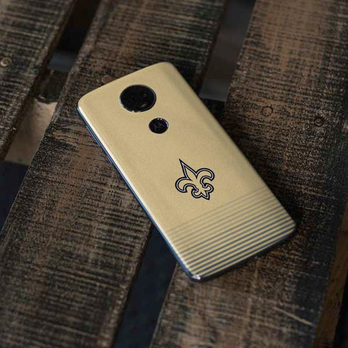 NFL New Orleans Saints Breakaway Moto E5 Plus Skin