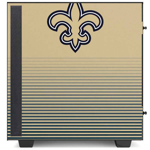 NFL New Orleans Saints Breakaway NZXT H510 Compact ATX Mid-Tower Case Skin