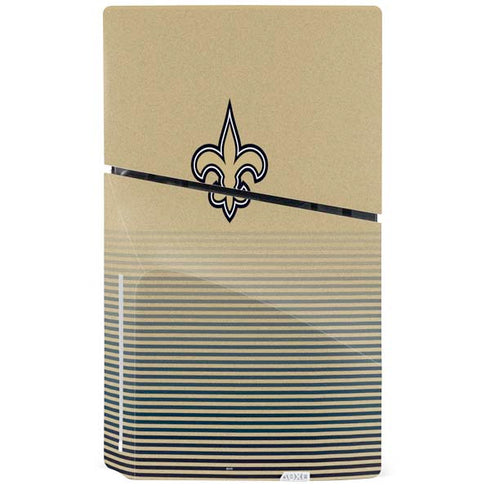 NFL New Orleans Saints Breakaway PS5 Slim Disk Console Skin