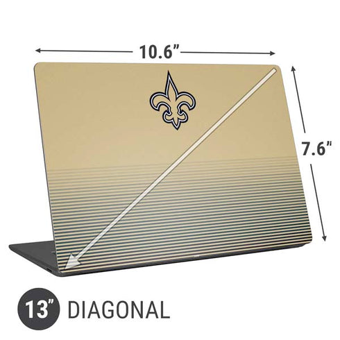 NFL New Orleans Saints Breakaway Universal Laptop 13in (10.6 x 7.6in) Skin