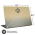 NFL New Orleans Saints Breakaway Universal Laptop 15in (12.2 x 8.8in) Skin