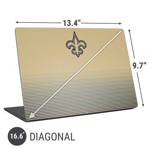 NFL New Orleans Saints Breakaway Universal Laptop 16.6in (13.4 x 9.7in) Skin