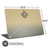 NFL New Orleans Saints Breakaway Universal Laptop 18in (14.6 x 10.6in) Skin