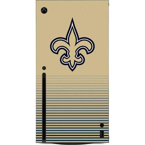 NFL New Orleans Saints Breakaway Xbox Series X Console Skin