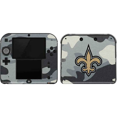 NFL New Orleans Saints Camo Nintendo 2DS Skin