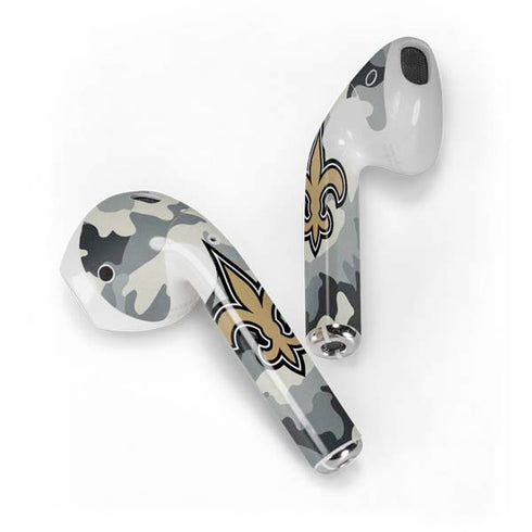NFL New Orleans Saints Camo Apple AirPods Skin