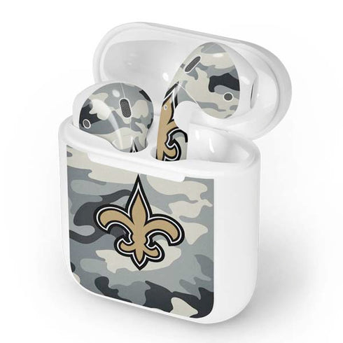 NFL New Orleans Saints Camo Apple AirPods Skin