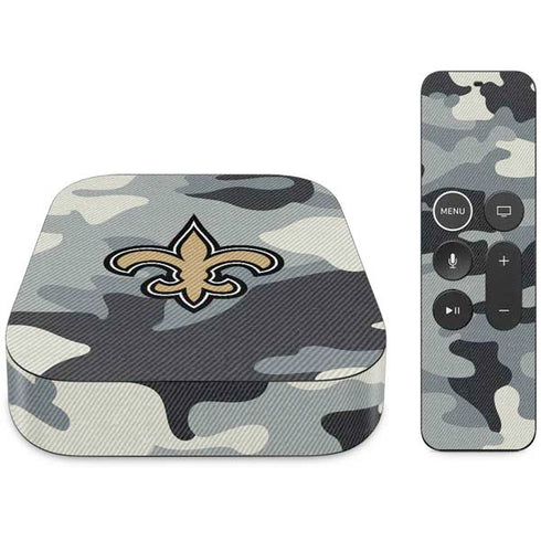 NFL New Orleans Saints Camo Apple TV Skin