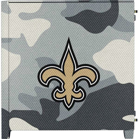 NFL New Orleans Saints Camo Corsair 4000D Tempered Glass Mid-Tower ATX Case Skin