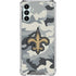NFL New Orleans Saints Camo Galaxy A13 5G Clear Case