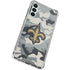 NFL New Orleans Saints Camo Galaxy A13 5G Clear Case