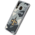 NFL New Orleans Saints Camo Galaxy A20 Clear Case