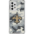 NFL New Orleans Saints Camo Galaxy A53 5G Clear Case