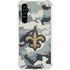 NFL New Orleans Saints Camo Galaxy A54 5G Clear Case