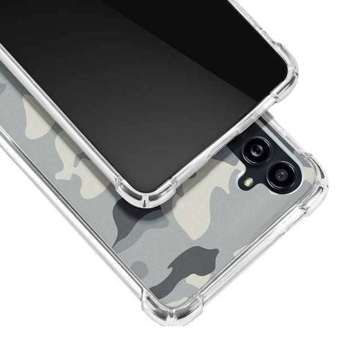 NFL New Orleans Saints Camo Galaxy A54 5G Clear Case