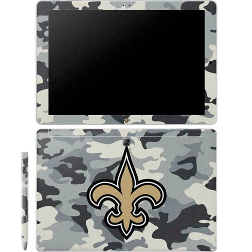 NFL New Orleans Saints Camo Galaxy Book 12in Skin