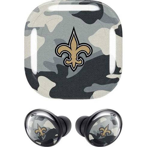 NFL New Orleans Saints Camo Galaxy Buds Pro Skin