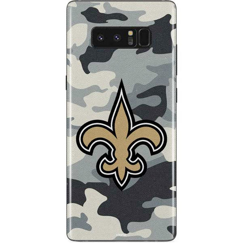 NFL New Orleans Saints Camo Galaxy Note 8 Skin