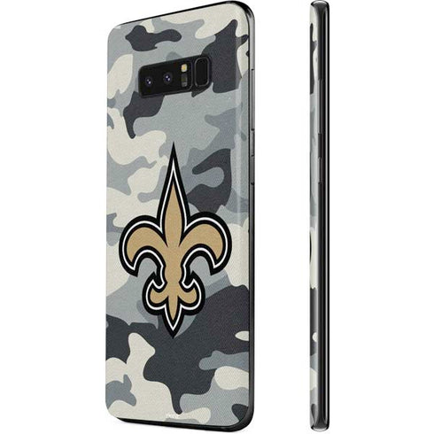 NFL New Orleans Saints Camo Galaxy Note 8 Skin