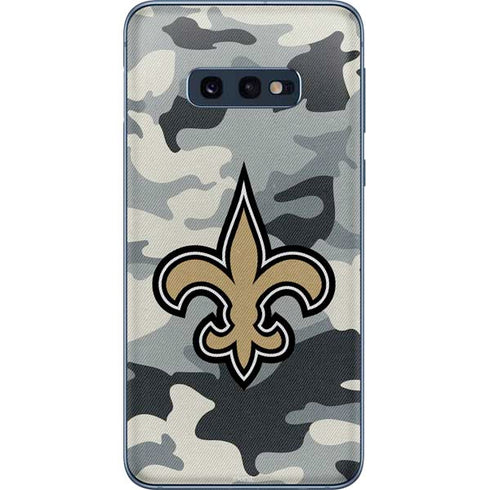 NFL New Orleans Saints Camo Galaxy S10e Skin