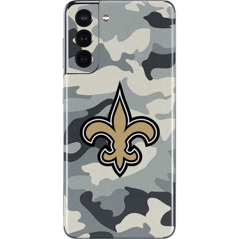 NFL New Orleans Saints Camo Galaxy S21 5G Skin