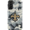 NFL New Orleans Saints Camo Galaxy S21 FE Pro Case