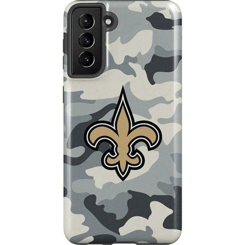 NFL New Orleans Saints Camo Galaxy S21 Plus 5G Pro Case