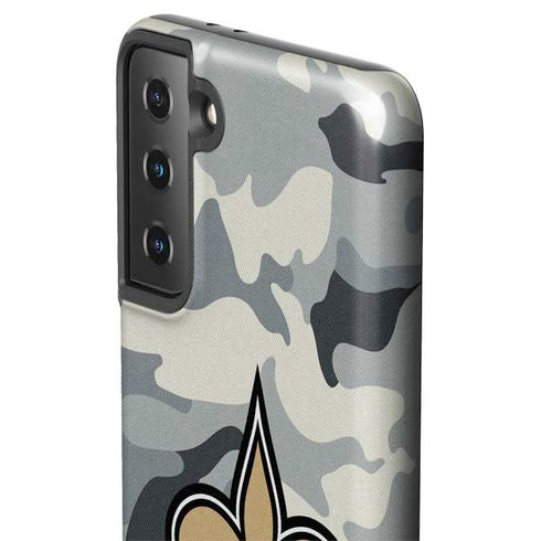 NFL New Orleans Saints Camo Galaxy S21 Plus 5G Pro Case