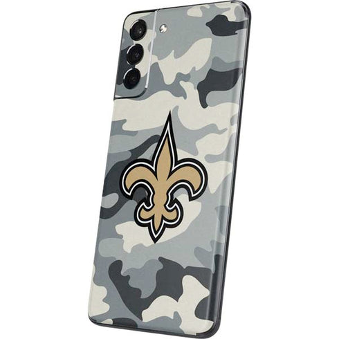 NFL New Orleans Saints Camo Galaxy S21 Plus 5G Skin