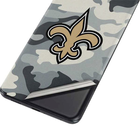 NFL New Orleans Saints Camo Galaxy S21 Plus 5G Skin