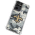 NFL New Orleans Saints Camo Galaxy S21 Ultra 5G Clear Case