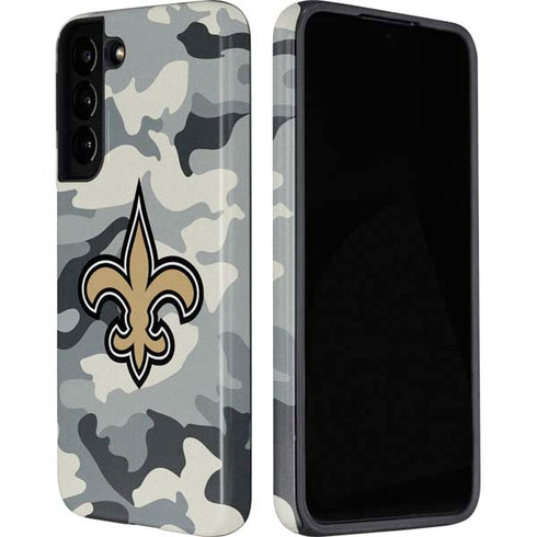 NFL New Orleans Saints Camo Galaxy S22 Plus Pro Case