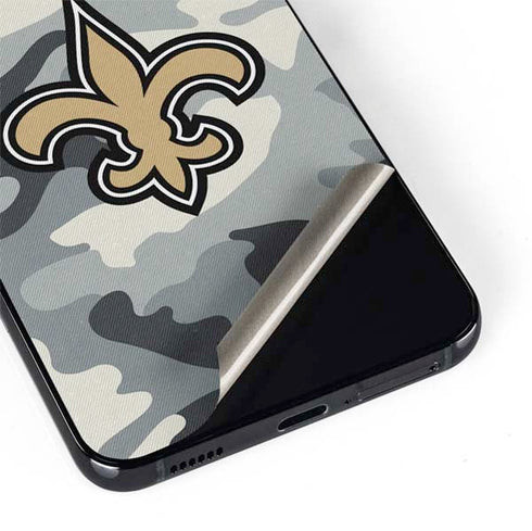 NFL New Orleans Saints Camo Galaxy S22 Plus Skin