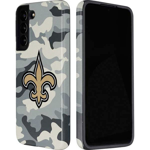 NFL New Orleans Saints Camo Galaxy S22 Pro Case