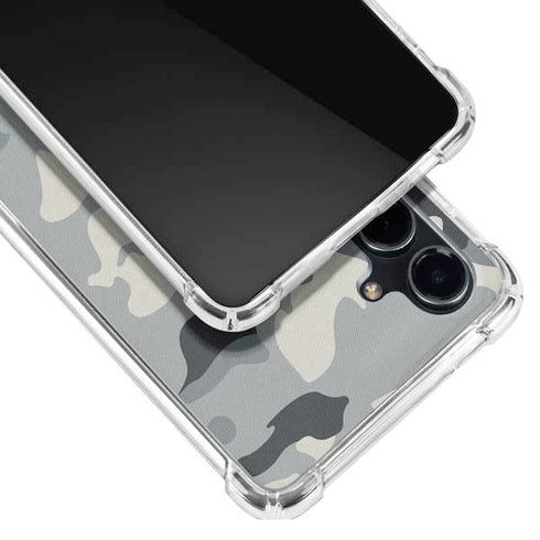 NFL New Orleans Saints Camo Galaxy S23 FE Clear Case