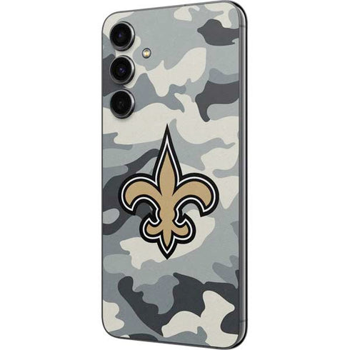 NFL New Orleans Saints Camo Galaxy S23 FE Skin