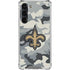 NFL New Orleans Saints Camo Galaxy S23 Plus Clear Case