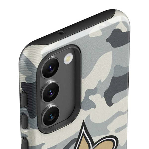 NFL New Orleans Saints Camo Galaxy S23 Pro Case
