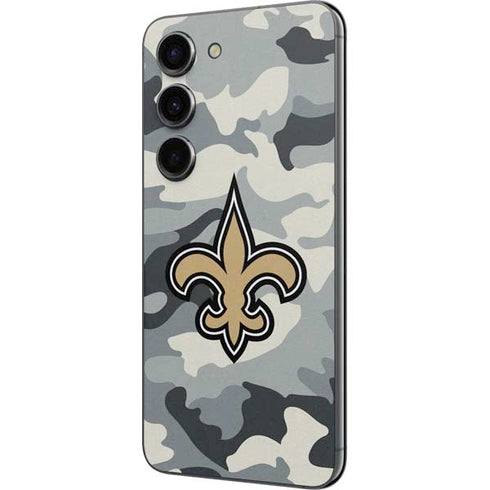 NFL New Orleans Saints Camo Galaxy S23 Skin