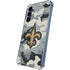 NFL New Orleans Saints Camo Galaxy S24 Clear Case