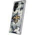 NFL New Orleans Saints Camo Galaxy S24 Ultra Clear Case