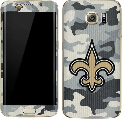 NFL New Orleans Saints Camo Galaxy S7 Edge Skin