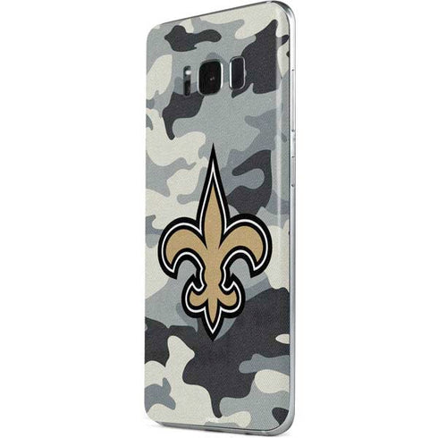 NFL New Orleans Saints Camo Galaxy S8 Skin