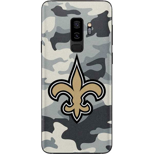 NFL New Orleans Saints Camo Galaxy S9 Plus Skin