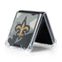 NFL New Orleans Saints Camo Galaxy Z Flip5 5G Clear Case