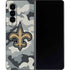 NFL New Orleans Saints Camo Galaxy Z Fold4 5G Skin