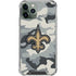 NFL New Orleans Saints Camo iPhone 11 Pro Max Clear Case