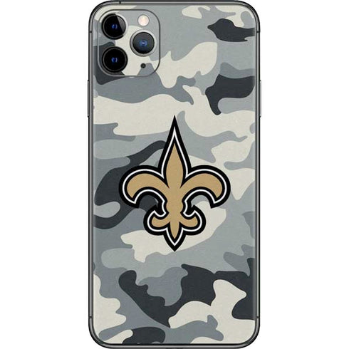 NFL New Orleans Saints Camo iPhone 11 Pro Max Skin