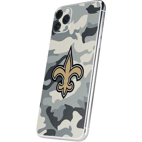 NFL New Orleans Saints Camo iPhone 11 Pro Max Skin