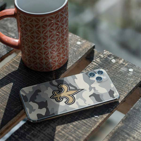 NFL New Orleans Saints Camo iPhone 11 Pro Max Skin